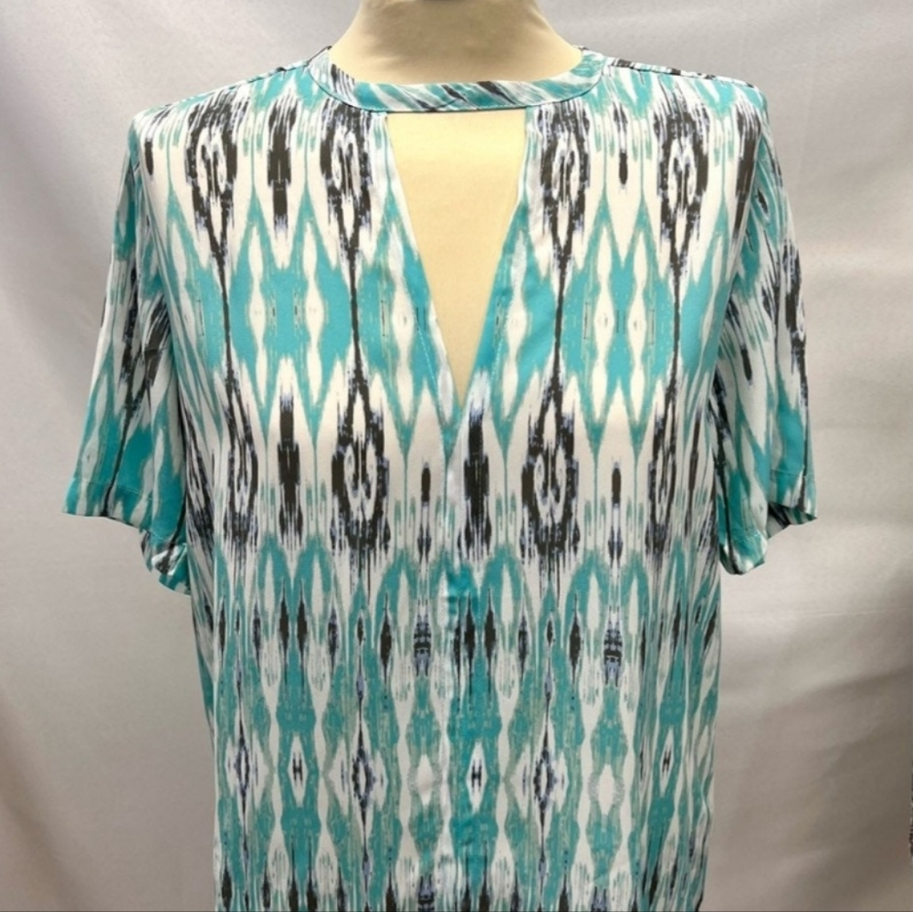 Olivaceous Blouse cutout front
